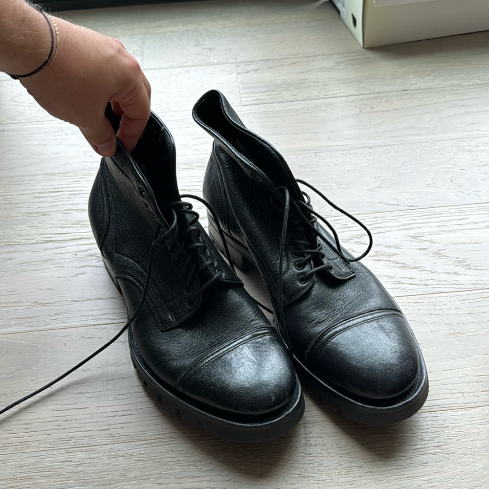 Santoni Leather Boots